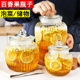 泡菜坛子玻璃家用密封罐瓶柠檬蜂蜜百香果瓶子储物罐零食坚果茶叶