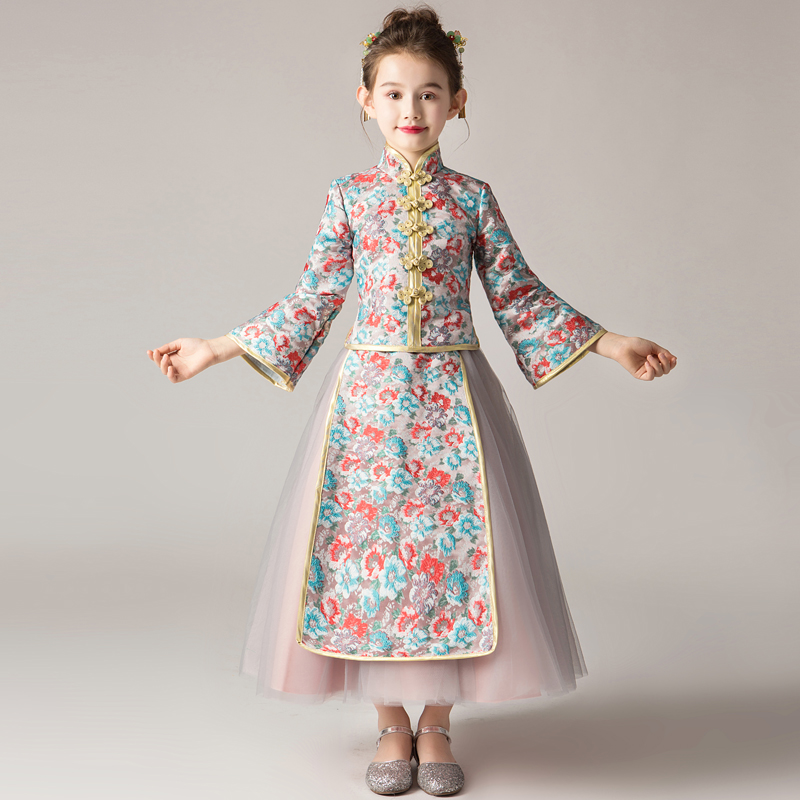 汉服女童儿童秋季古风礼服小女孩