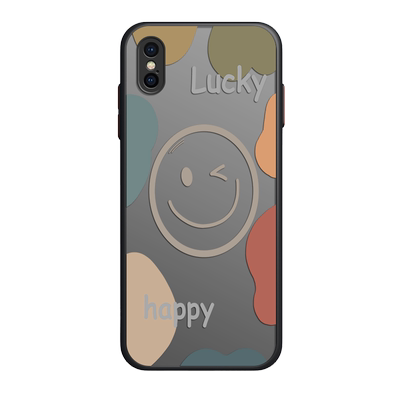 开心笑脸适用iphonex手机壳xr苹果x保护套xs个性xsmax新款肤感iphonexr女男iphonexs个性创意卡通潮牌xmax潮