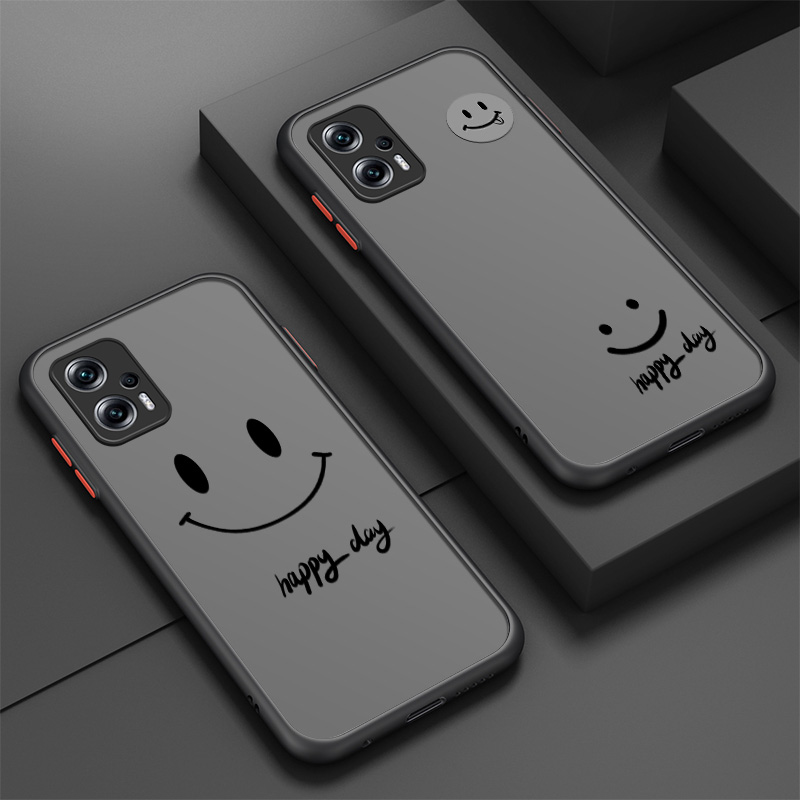 微笑适用红米note11手机壳小米note11tpro保护套redminote11por十+肤感磨砂11se男女款全包防摔5G新款