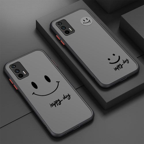 微笑适用于realme真我GT手机壳GTneo保护套gt大师探索版oppogtneo2磨砂肤感GT2/2t真我neo3女男潮