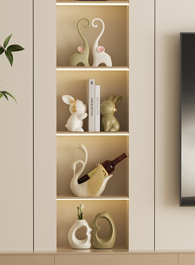 奶油风装饰品摆件高级感软装摆设