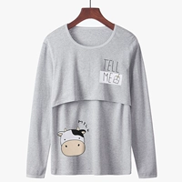 Корова малышка с серой панкой из хлопкового топа