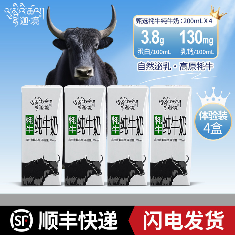 营养早餐孕妇补钙牦牛200ml牛奶