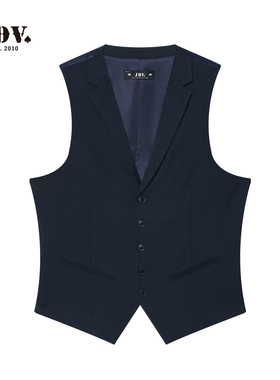 JDV商场同款春秋季商务正装西服马夹简约通勤西装马甲男装WFV5021