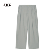 春秋季 直筒裤 新品 JDV男装 休闲裤 百搭时尚 舒适透气阔腿长裤 WPL56S4