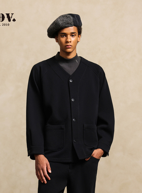 JDV商场同款简约复古外套秋季新款男士时尚宽松休闲夹克WJK53W2