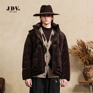 重磅保暖连帽羽绒外套 新款 JDV商场同款 90白鸭绒羽绒服2025冬季