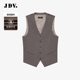 正装 卡其色男士 马甲单排扣坎肩WFV4019 商场同款 JDV春秋新品