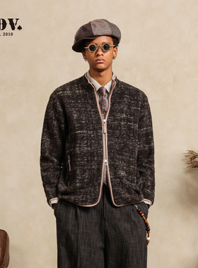 JDV男装2025秋季新品商场同款立领保暖夹克百搭条纹夹克外套男款