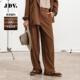 商场同款 时尚 春秋新款 JDV男装 棕色男士 宽松直筒西裤 休闲裤 SPL50P3