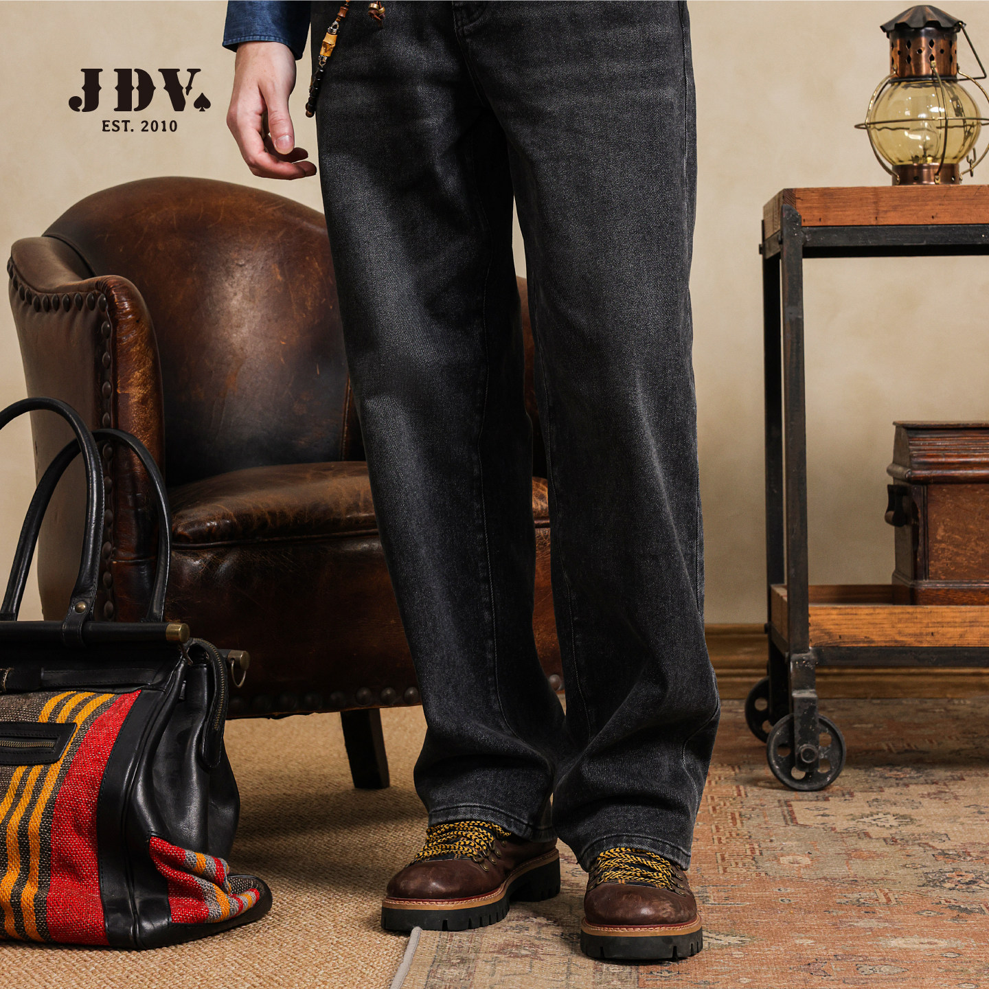 JDV商场同款美式复古男士牛仔裤春季新品宽松休闲直筒长裤WPR55S4,男装,牛仔裤,淘宝优惠券,粉丝福利购,淘宝优惠卷