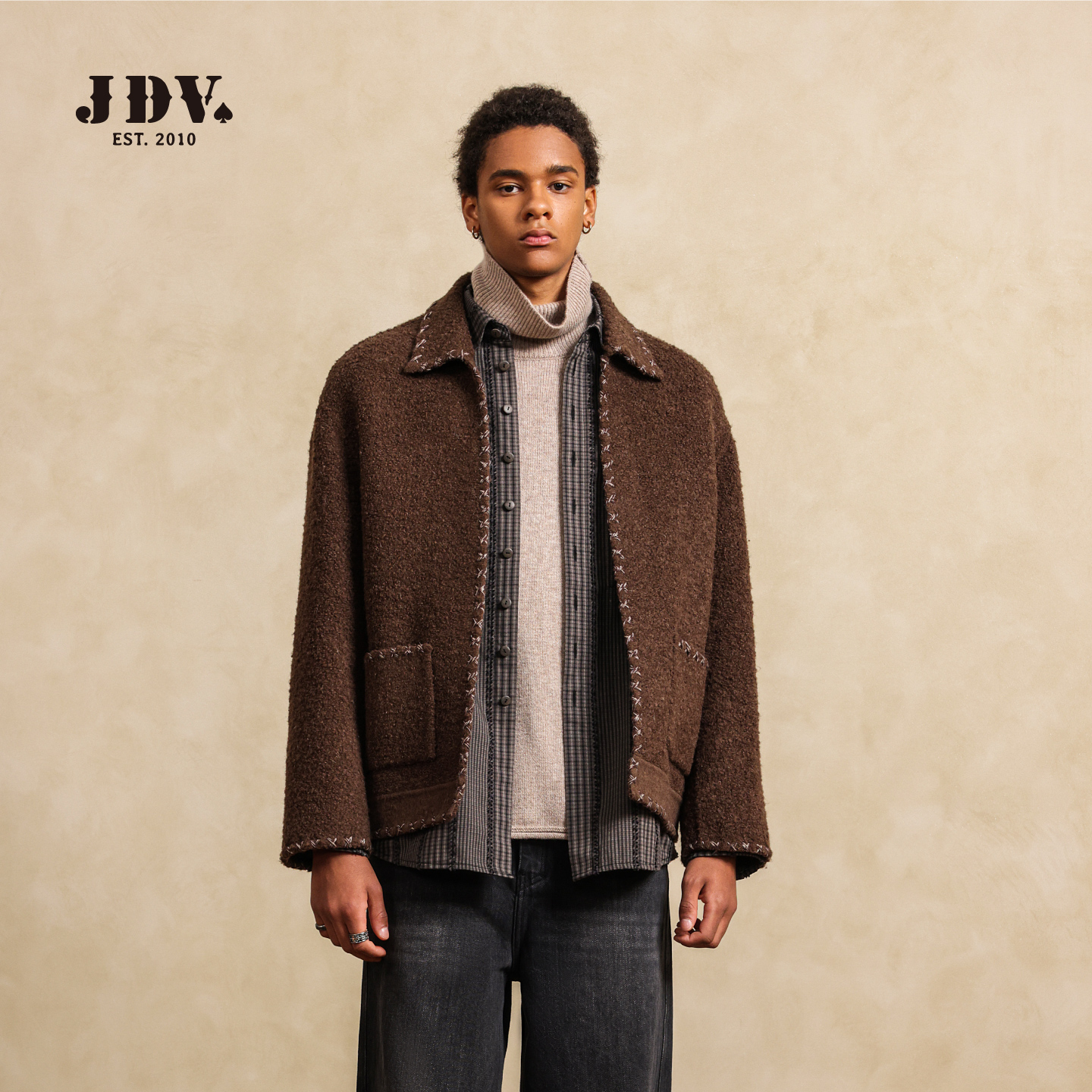 JDV男装工装风夹克2025秋季新品