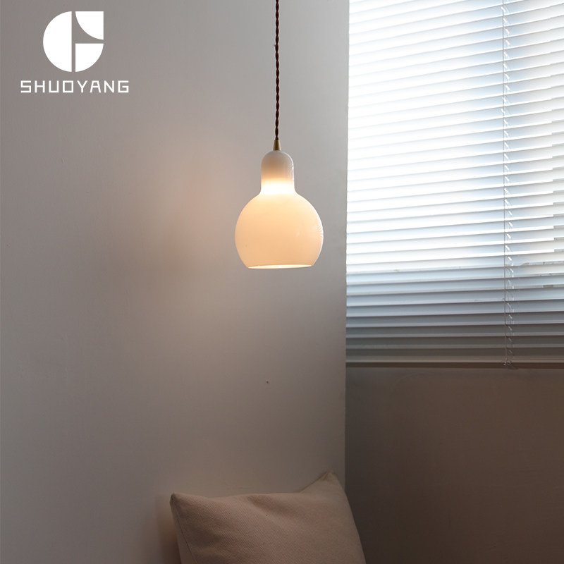 创意葫芦吊灯日式简约vintage中古卧室床头个性设计师E27餐厅灯具,家装灯饰光源,卧室/书房吊灯,淘宝优惠券,粉丝福利购,淘宝优惠卷