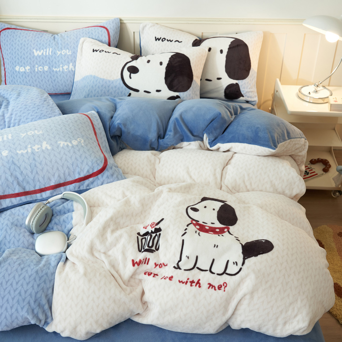 高克重牛奶绒面料 防寒保暖 亲肤裸睡