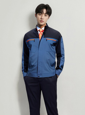 高端时尚面料功能性春秋夹克工作服套装可定制防静电晶至SM-J1402