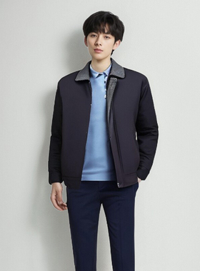 高端时尚面料功能性春秋夹克工作服套装可定制防静电晶至WM-J004