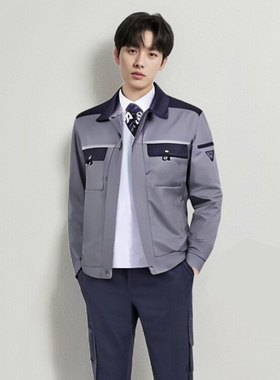 高端时尚面料功能性春秋夹克工作服套装可定制防静电晶至ACE-1706