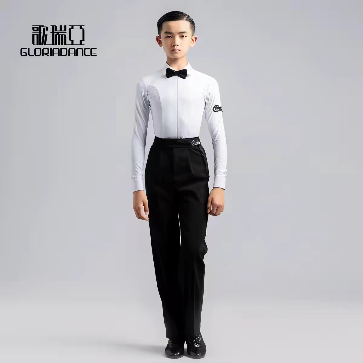 儿童拉丁服装拉丁舞舞蹈服国标舞专业练功服新款长袖长裤男童秋