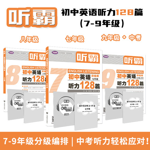 128篇初中英语听力覆盖20大主题