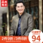 Áo khoác len nam trung niên mùa xuân 40-50 tuổi cha mỏng phần xuân hè thu đông 2019 mới - Mùa xuân áo sơ mi nữ cao cấp hàng hiệu