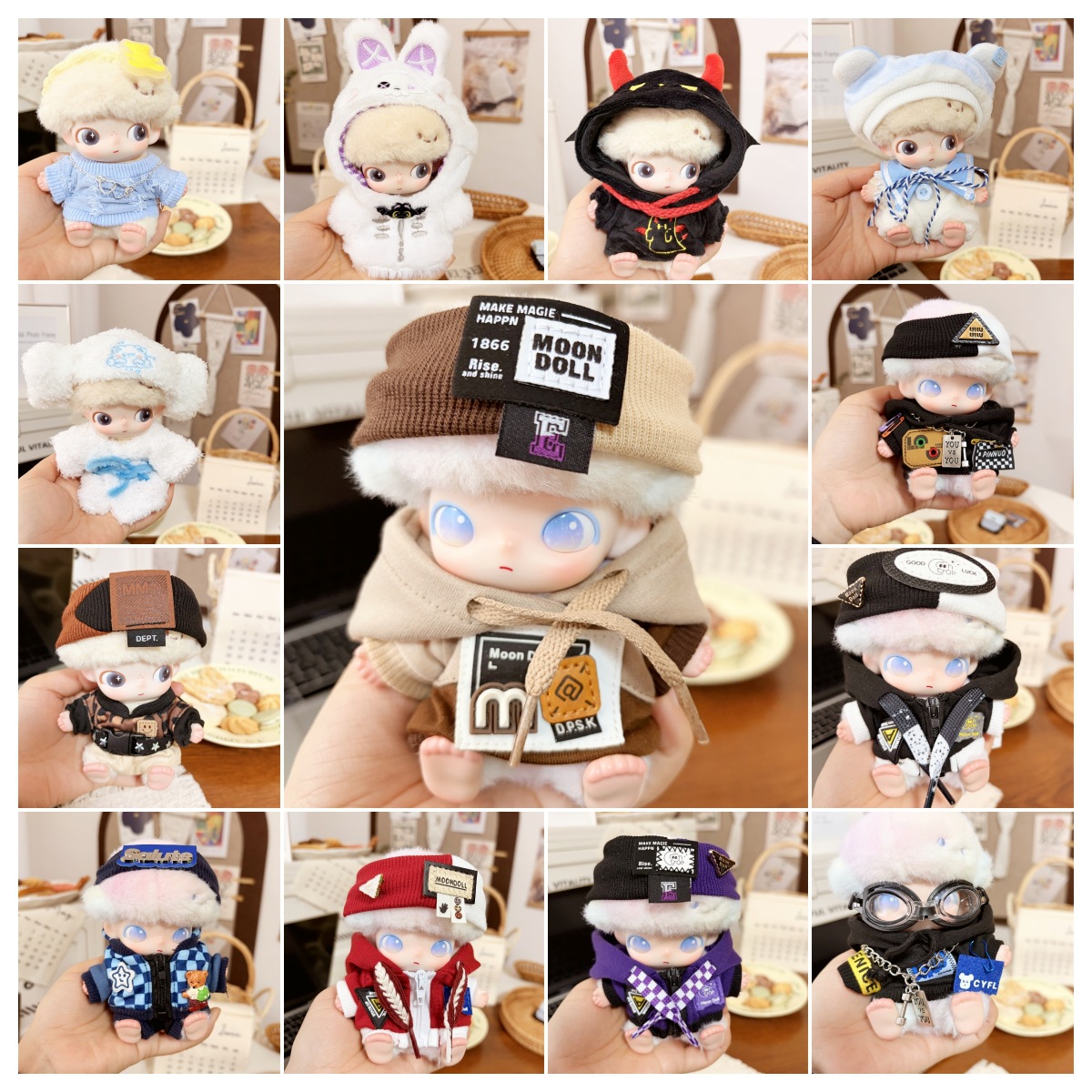 仅娃衣】Dimoo新生日记娃衣心动特调娃娃衣服搪胶潮流酷帅套装