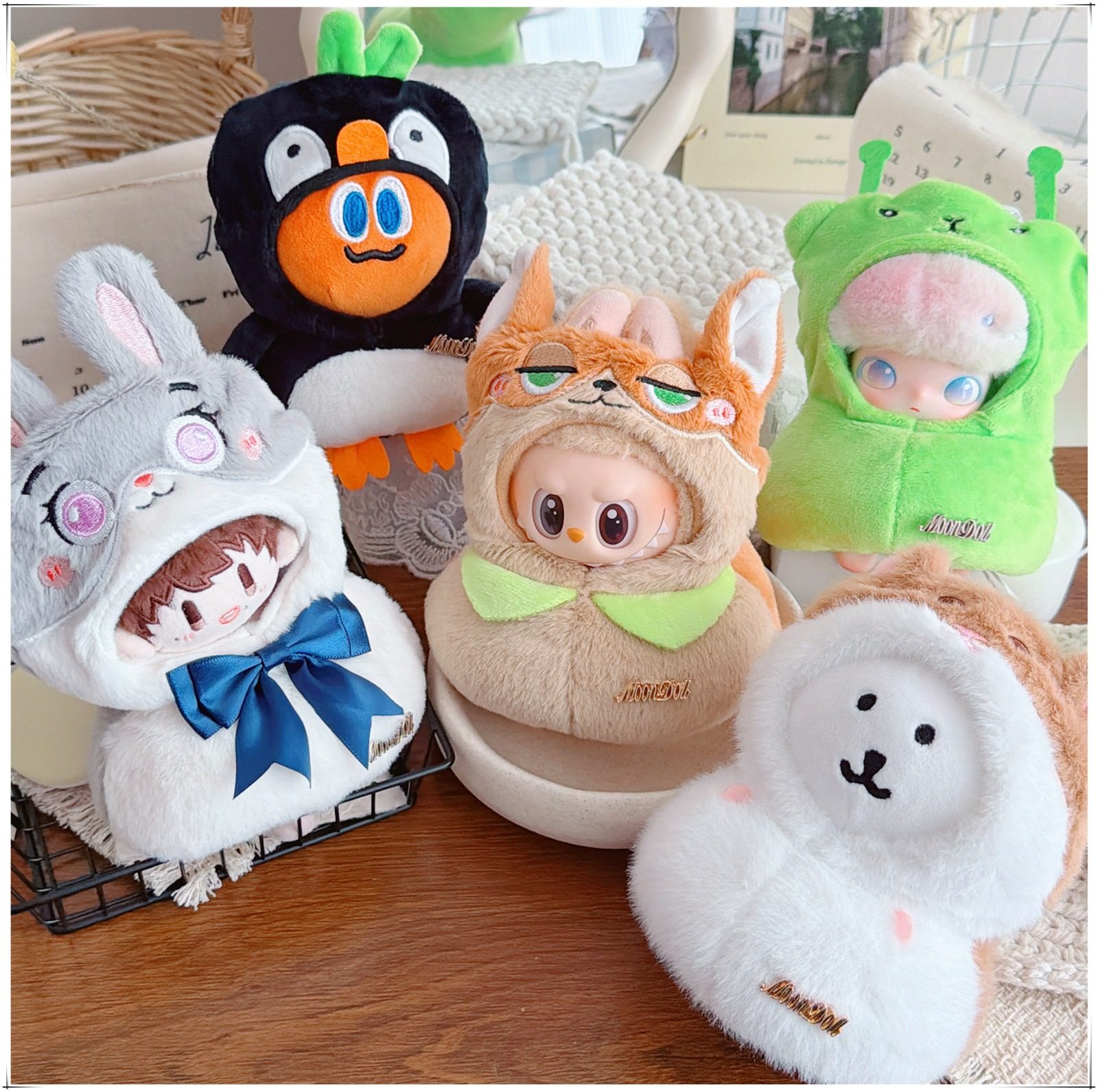 拉布布装扮衣服10cm娃衣卜卜自嘲熊周可可KT大笨狗毛绒卡通连体衣,模玩/动漫/周边/娃圈三坑/桌游,棉花娃娃/毛绒玩具娃衣,淘宝优惠券,粉丝福利购,淘宝优惠卷