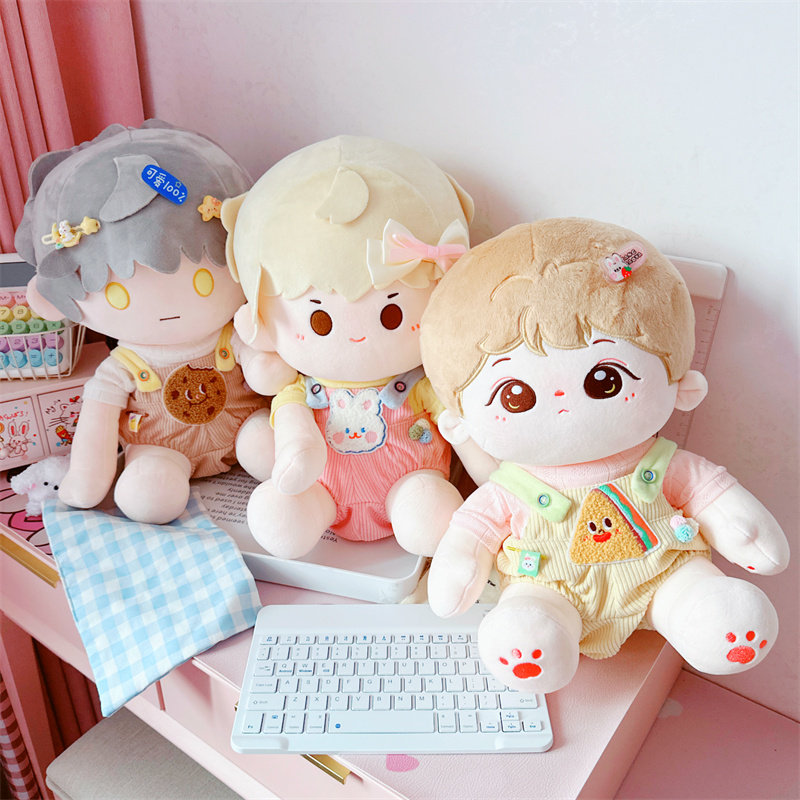 月亮公仔现货棉花娃娃娃衣