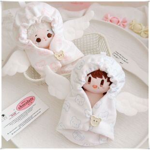 仅售衣服 替换睡袋睡囊床品 现货KT娃衣衣服新年10CM玩偶换装