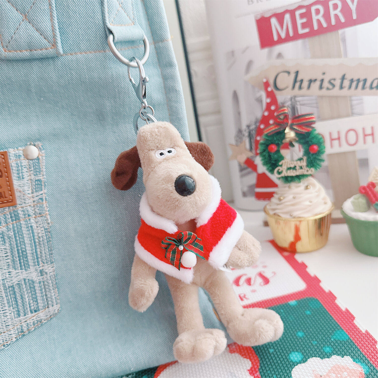 4.0拉布布娃衣10cm娃衣飞行员狗大笨狗自嘲熊雪莉玫圣诞帽子披肩