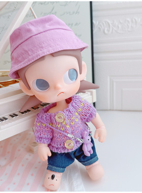 仅售衣服Zsiga向往之处娃衣1/8可动玩偶嘎子姐紫色毛衣帽子装扮