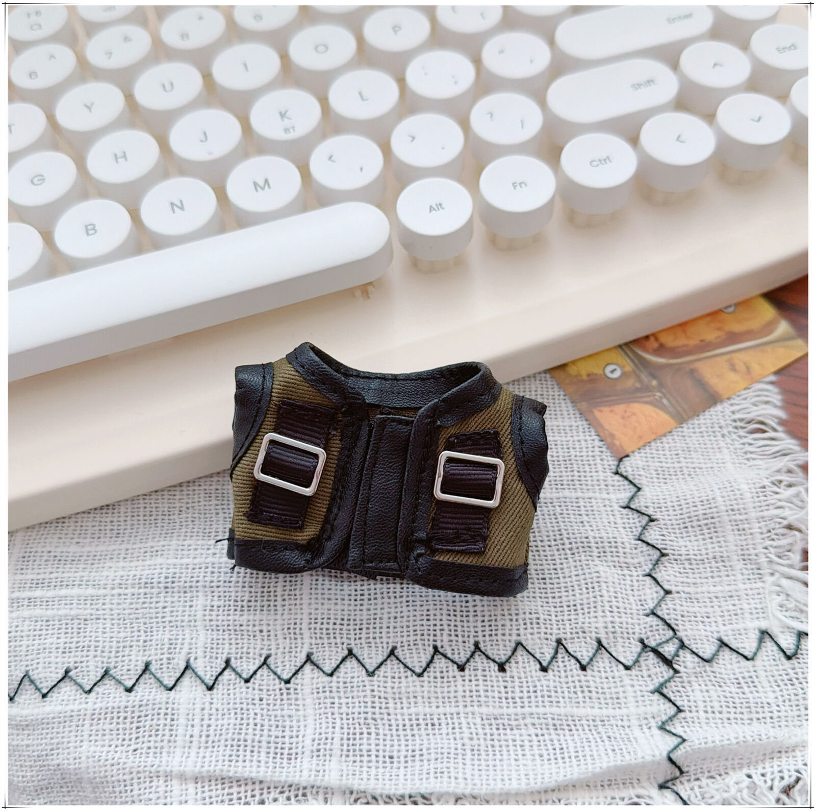 仅售衣服】娃衣10CM棉花娃娃衣服裤子大笨狗之家可穿痞帅马甲外套