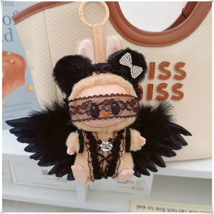 17cm拉布布labubu娃衣自嘲熊lulu猪娃三岁玲娜贝儿雪莉玫性感蕾丝