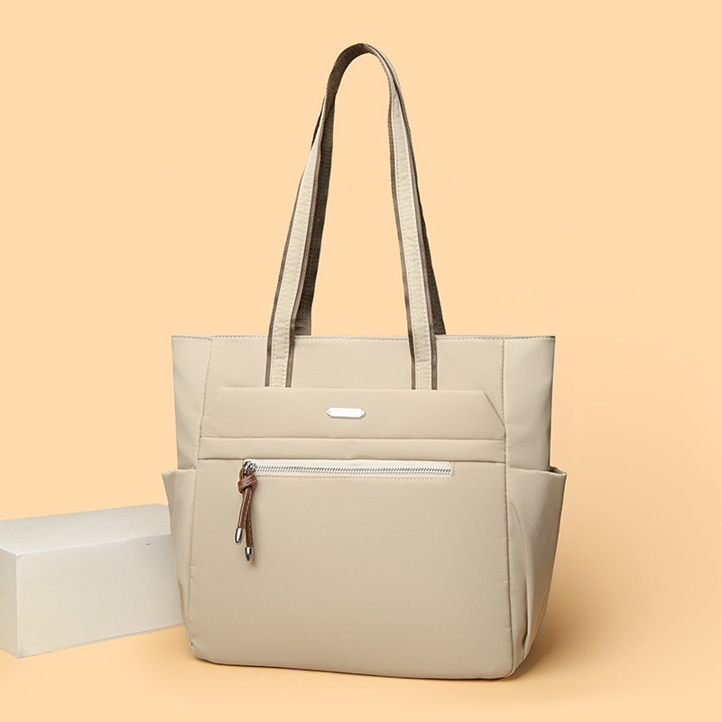 高级感牛津布托特包2025新款时尚帆布电脑包大容量通勤单肩手提包