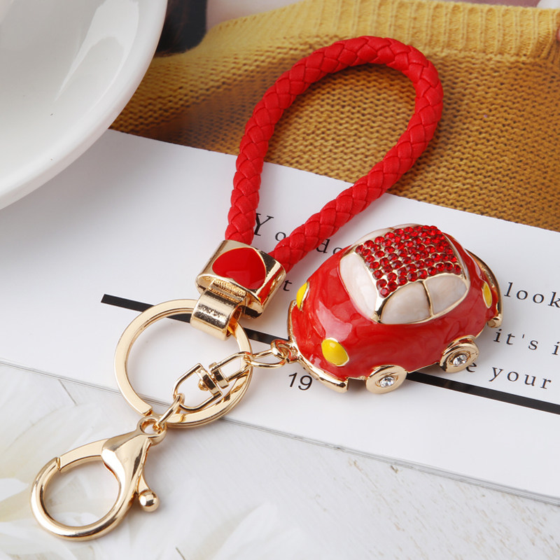 水钻甲壳虫汽车钥匙扣可爱女生包包挂件卡通钥匙链圈韩国创意礼品,节庆用品/礼品,钥匙扣,淘宝优惠券,粉丝福利购,淘宝优惠卷