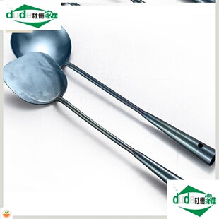 手工锻打锻打打铁汤勺铁匠锅铲生铁锅家用铁铲子炒菜老式手工老式