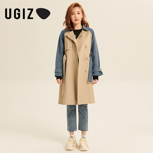 ugiz2021秋季新品韩版风衣外套