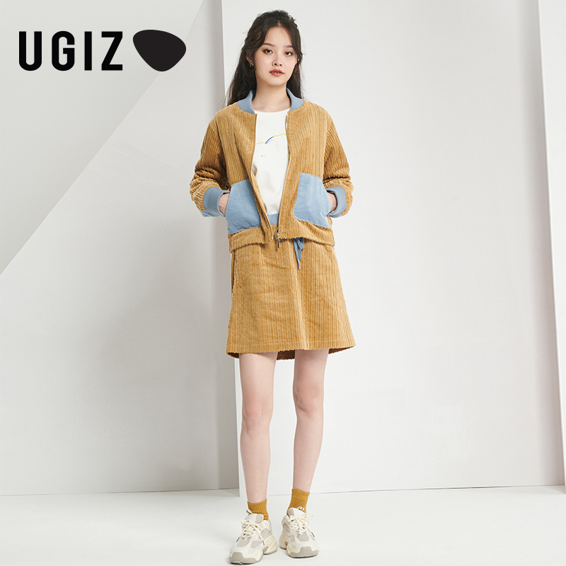 ugiz春秋季新品韩版铅笔a版女装
