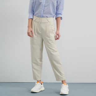 显瘦纯色百搭休闲九分裤 UGIZ夏季 修身 女装 女UBPG940 韩版