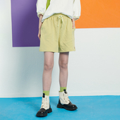 短裤 UGIZ商场同款 UBPG910 女装 宽松显瘦抽绳运动裤 2023夏新品 韩版