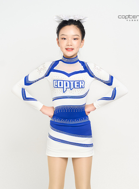 COPTER新款啦啦操比赛服花球服装技巧啦啦比赛服儿童表演队服预售