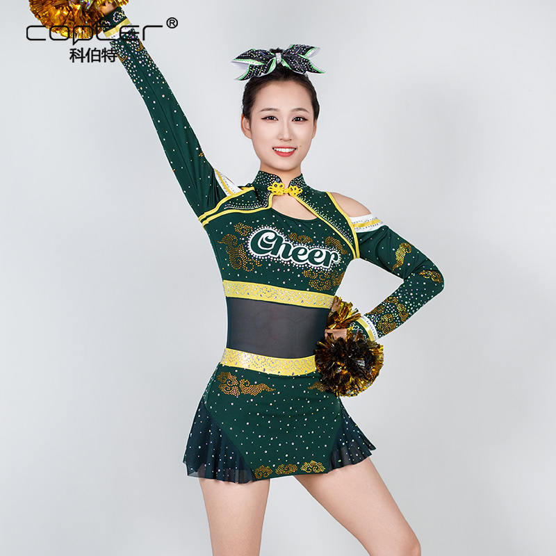 2025新款COPTER啦啦操比赛服花球服装技巧啦啦比赛服表演队服预售