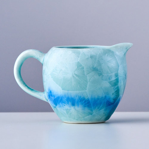 水晶釉窑变冰花茶杯陶瓷公道杯家居覆古男杯功夫茶茶分割器茶海