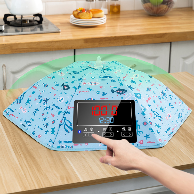 菜罩加热保温罩菜冬季家用加厚折叠桌盖饭菜食物罩神器餐桌饭罩子