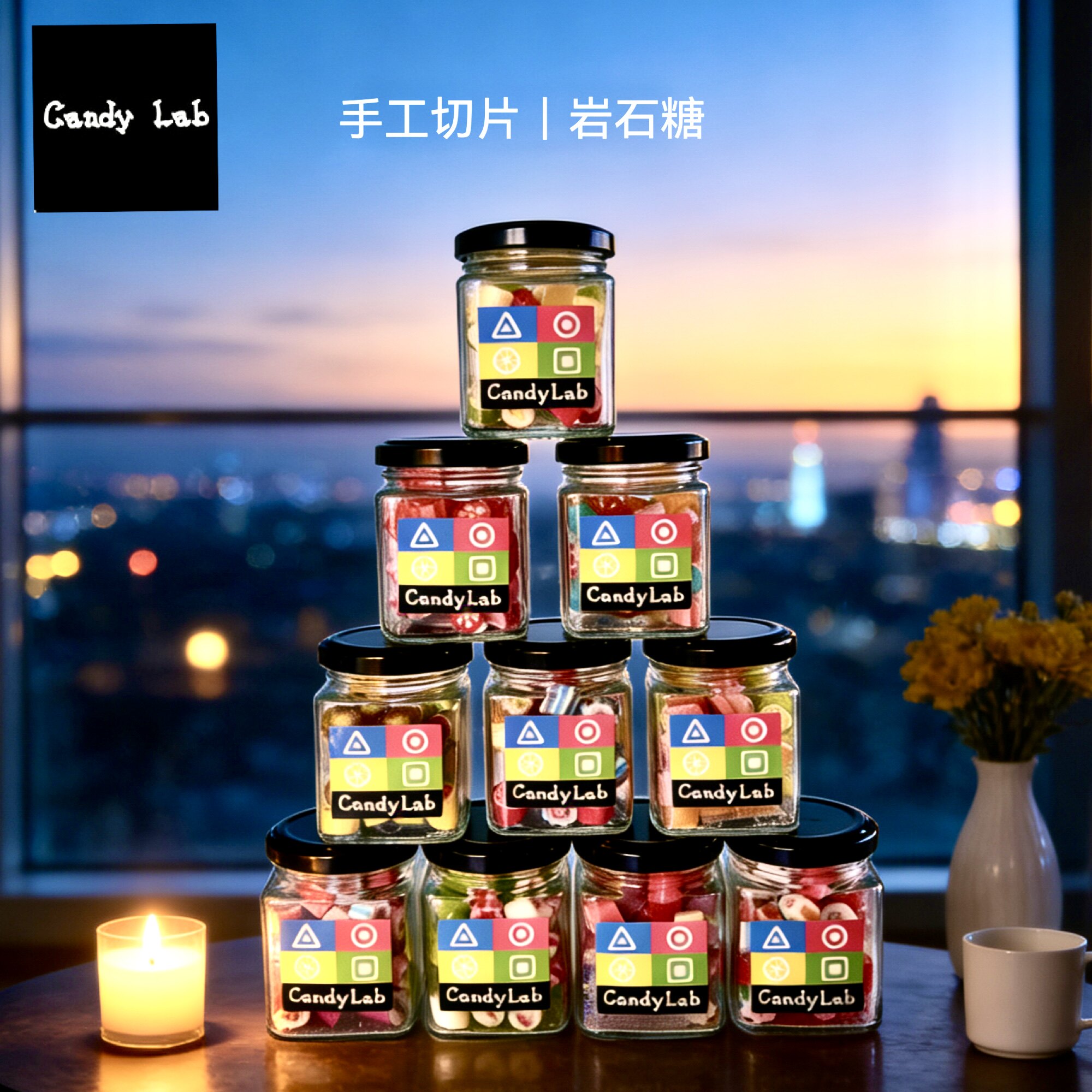 手工切片水果味硬糖网红爆款婚庆喜糖礼品儿童零食