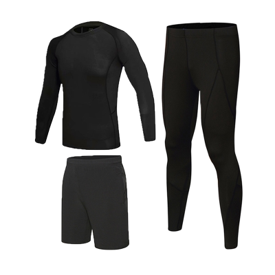 加绒儿童紧身衣训练服男打底衫