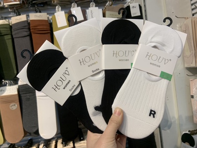 双包houv女士纯棉浅口袜隐形