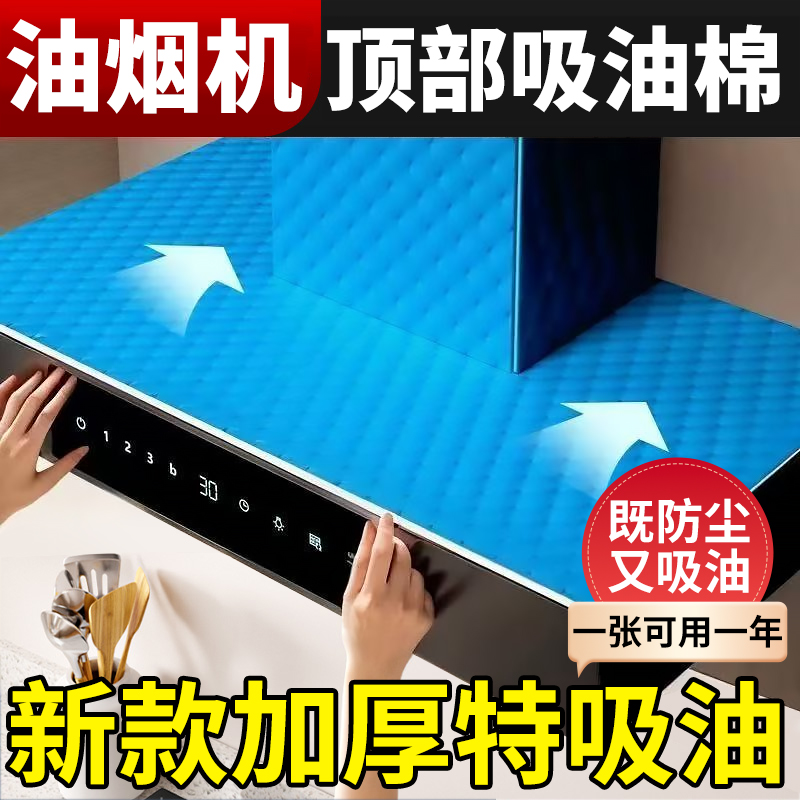 LEOUEANR/黎漾吸油烟机顶部吸油棉厨房防水油顶部隔油垫吸油棉BJ