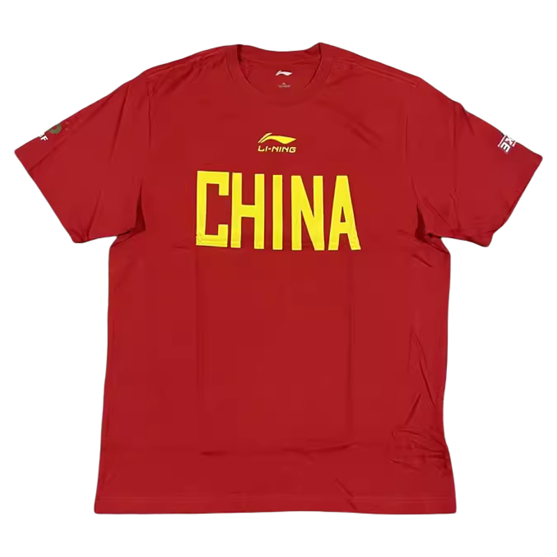 李宁赞助国家队男子篮球短袖