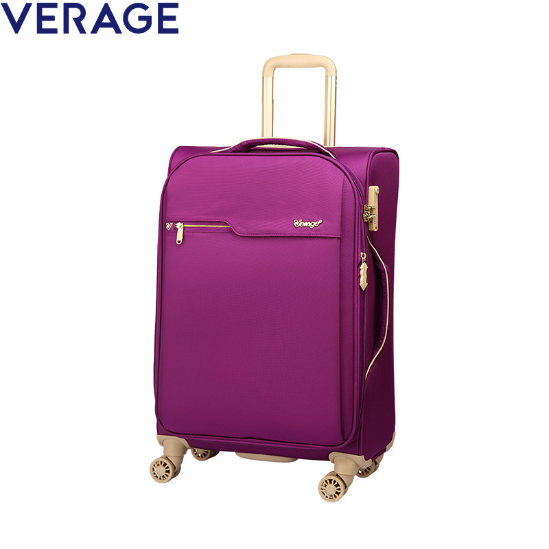 Verage维丽杰牛津布拉杆箱万向轮女行李箱布箱24寸旅行箱包登机箱